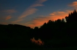 Red sky at night