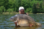 In the water a bit cold a Steve 51lb mirror