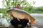 Steve with the long one at 41lb